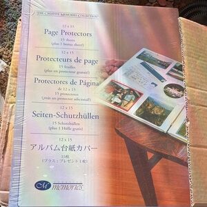 Scrapbooking Creative Memories Page Protectors